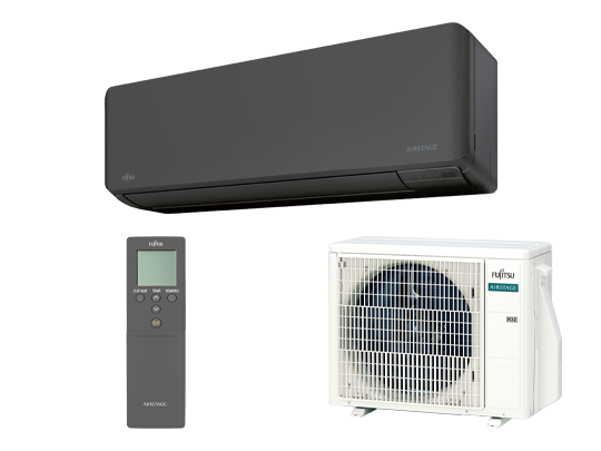 Fujitsu Airstage STANDARD ASEH09KMCG-B / AOEH09KMCG 2,5kW Oldalfali Split klíma