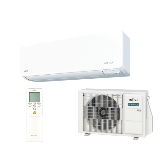 Fujitsu Airstage DESIGN ASEH12KGTG / AOEH12KGCG 3,4kW Oldalfali Split klíma