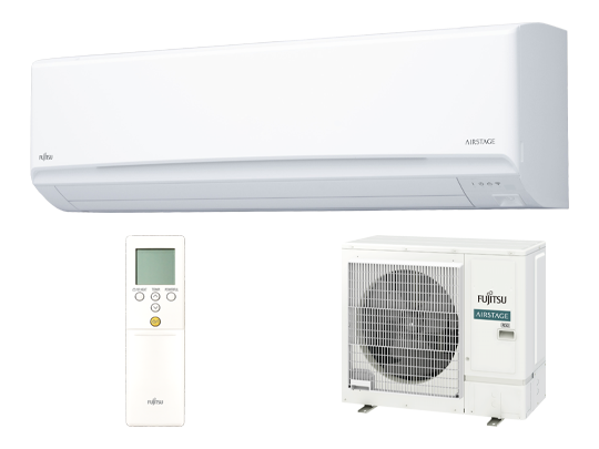 Fujitsu Airstage STANDARD ASEH30KMTB / AOEH30KMTB 8kW Oldalfali Split klíma
