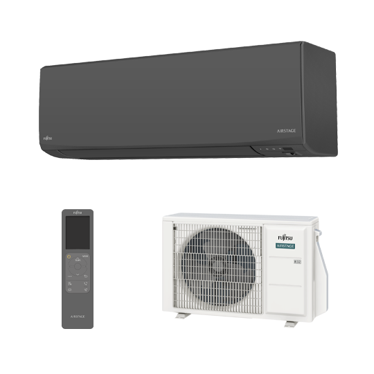 Fujitsu Airstage DESIGN ASEH07KJCALB / AOEH07KJCA 2kW Oldalfali Split klíma