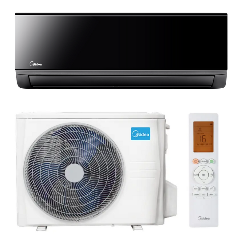 Midea Xtreme Save Black MG2X-09-BL-SP 2,6kW Oldafali split Klíma