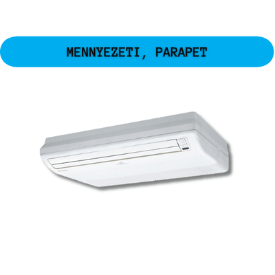 Mennyezeti, parapet klíma