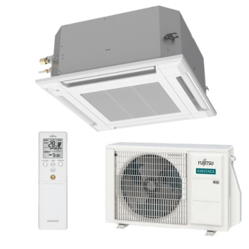 Fujitsu AUXG09KVLA / AOEG09KBTB Standard Kazettás splitklíma berendezés
