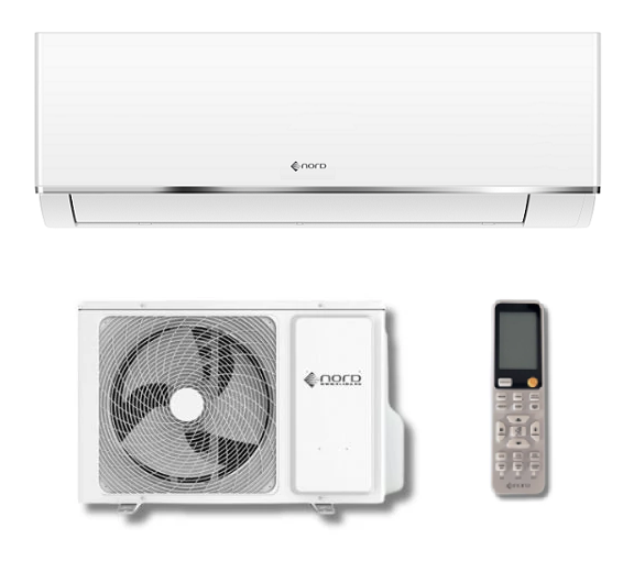 Nord QUANTUM AS25QUA1-1U25QUA1 2,7kW Oldalfali Split Klíma