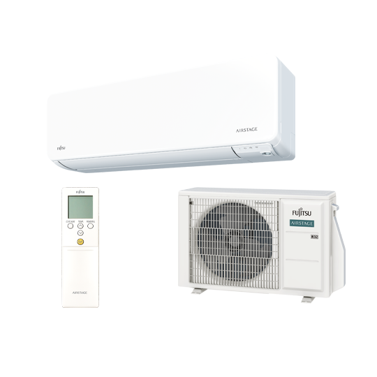 Fujitsu Airstage DESIGN ASEH09KGTG / AOEH09KGCG 2,5kW Oldalfali Split klíma