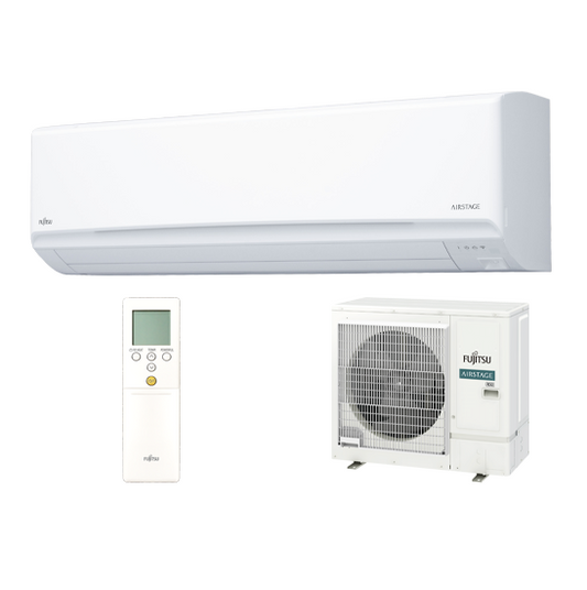Fujitsu Airstage STANDARD ASEH30KMTB / AOEH30KMTB 8kW Oldalfali Split klíma