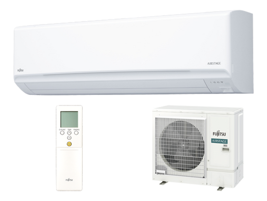 Fujitsu Airstage STANDARD ASEH36KMTB / AOEH36KMTB 9,4kW Oldalfali Split klíma