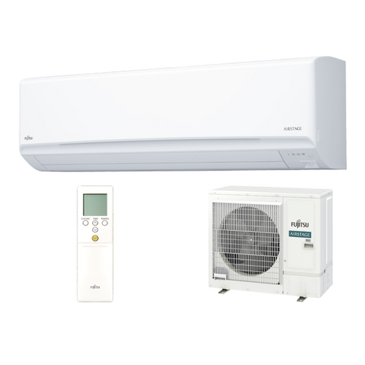 Fujitsu Airstage STANDARD ASEH36KMTB / AOEH36KMTB 9,4kW Oldalfali Split klíma
