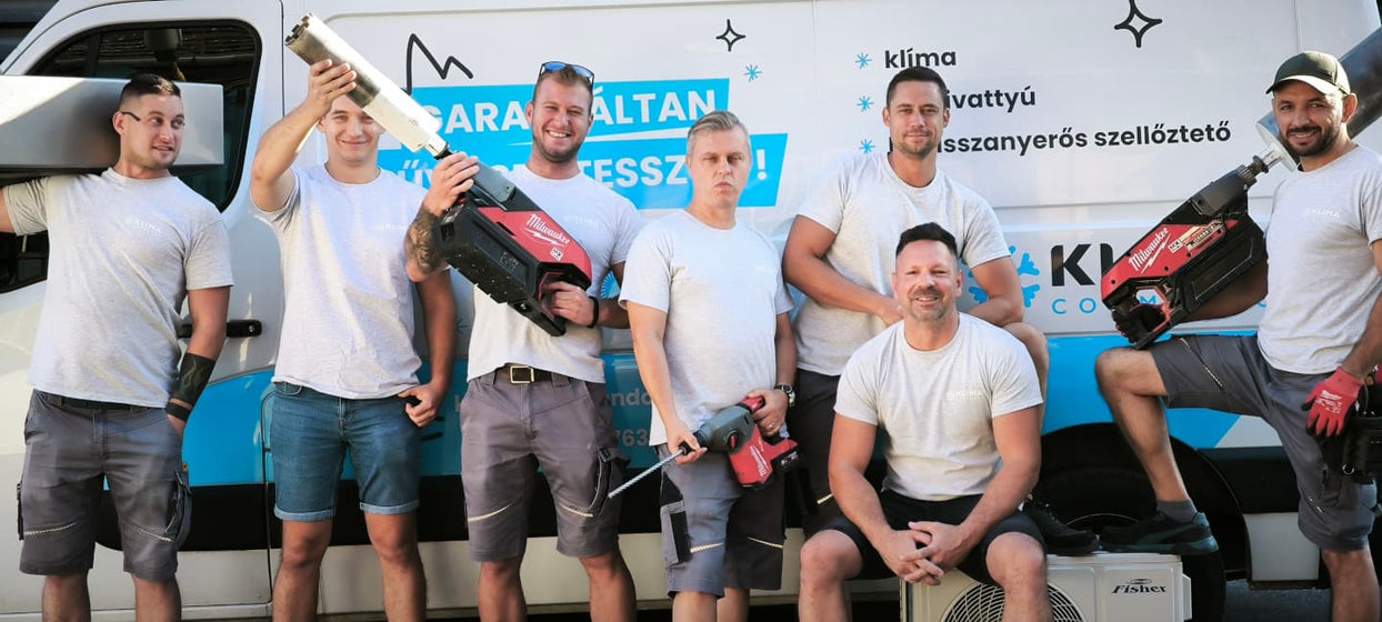 Klíma Commando csapata