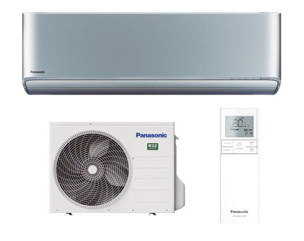 Panasonic ETHEREA Ezüst KIT-XZ25-ZKE 2,5kW Oldalfali Split Klíma
