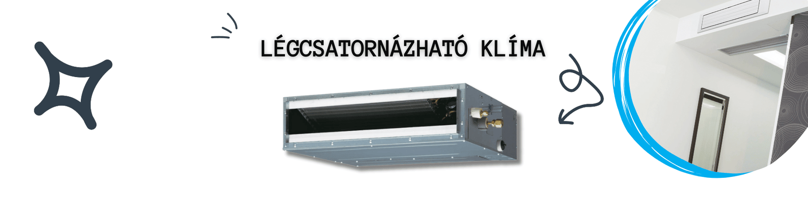 Légcsatornázható klíma