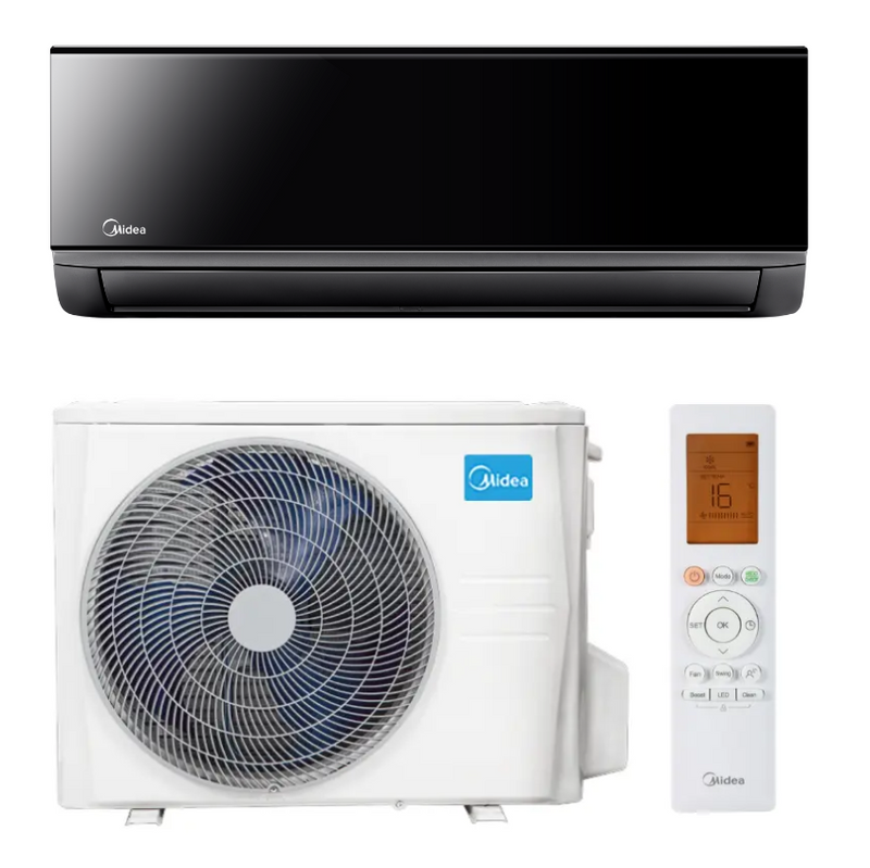 Midea Xtreme Save Black MG2X-12-BL-SP 3,5kW Oldafali split Klíma