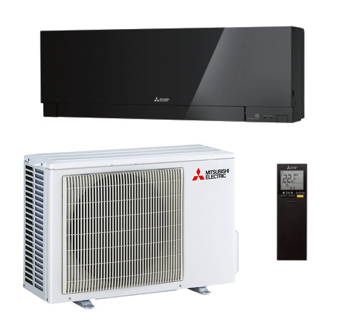 Mitsubishi PREMIUM DESIGN MSZ-EF25VGKB/MUZ-EF25VG 2,5kW Oldalfali Split Klíma