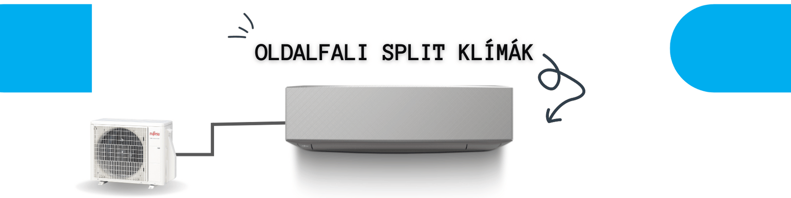 Oldalfali split klíma